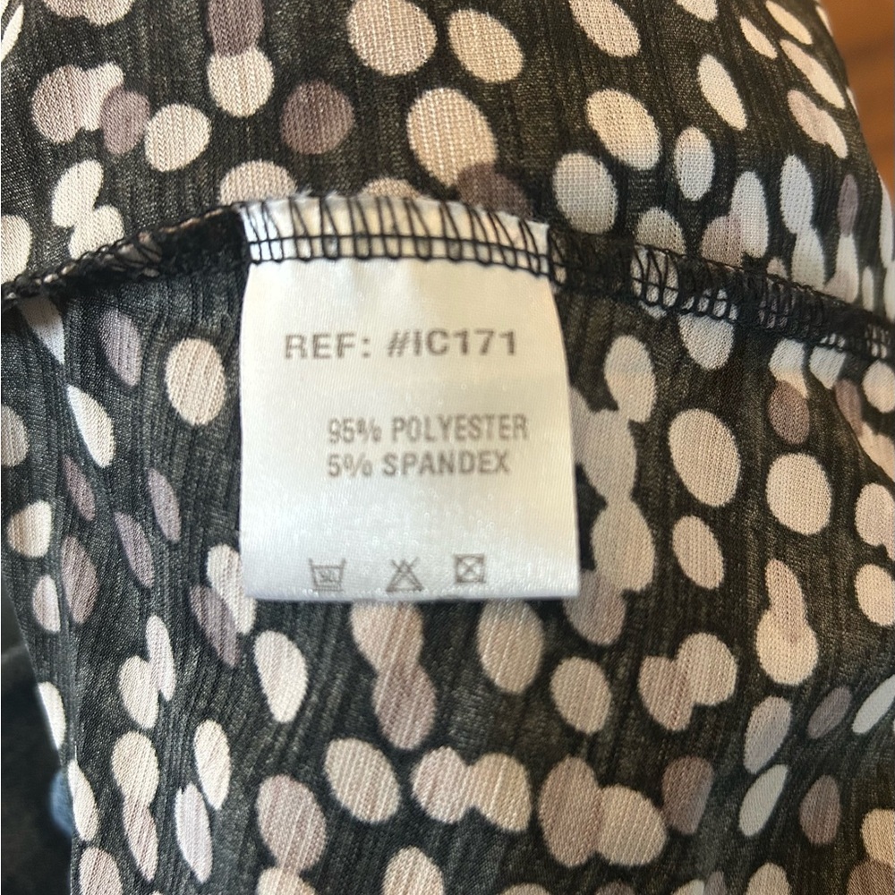 Women’s black with dots dress - Picture 5 of 6